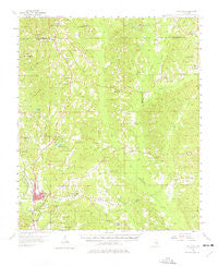 Quitman Mississippi Historical topographic map, 1:62500 scale, 15 X 15 Minute, Year 1957