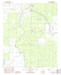 Red Rock Mississippi Historical topographic map, 1:24000 scale, 7.5 X 7.5 Minute, Year 1988