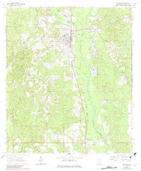 Richton Mississippi Historical topographic map, 1:24000 scale, 7.5 X 7.5 Minute, Year 1964