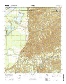 Rodney Mississippi Current topographic map, 1:24000 scale, 7.5 X 7.5 Minute, Year 2015