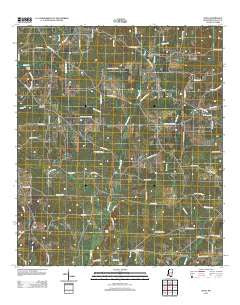 Ruth Mississippi Historical topographic map, 1:24000 scale, 7.5 X 7.5 Minute, Year 2012