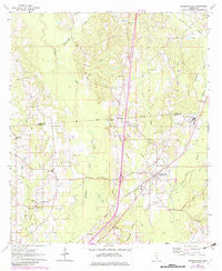 Sandersville Mississippi Historical topographic map, 1:24000 scale, 7.5 X 7.5 Minute, Year 1964