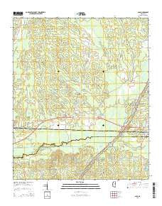 Sapa Mississippi Current topographic map, 1:24000 scale, 7.5 X 7.5 Minute, Year 2015