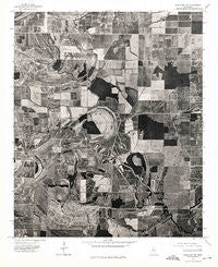 Schlater NW Mississippi Historical topographic map, 1:24000 scale, 7.5 X 7.5 Minute, Year 1974