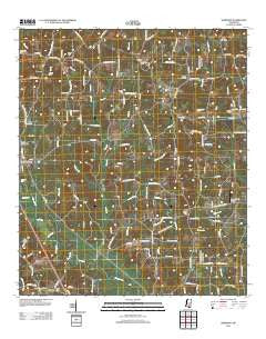 Seminary Mississippi Historical topographic map, 1:24000 scale, 7.5 X 7.5 Minute, Year 2012