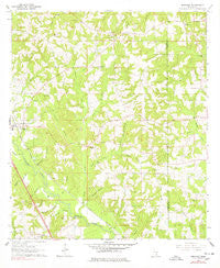 Seminary Mississippi Historical topographic map, 1:24000 scale, 7.5 X 7.5 Minute, Year 1964