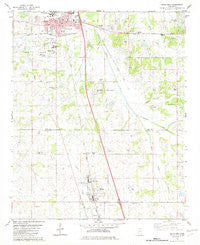 Senatobia Mississippi Historical topographic map, 1:24000 scale, 7.5 X 7.5 Minute, Year 1982