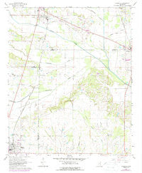 Shannon Mississippi Historical topographic map, 1:24000 scale, 7.5 X 7.5 Minute, Year 1966