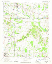 Shannon Mississippi Historical topographic map, 1:24000 scale, 7.5 X 7.5 Minute, Year 1966