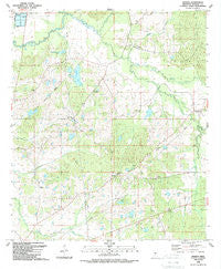 Sharon Mississippi Historical topographic map, 1:24000 scale, 7.5 X 7.5 Minute, Year 1988