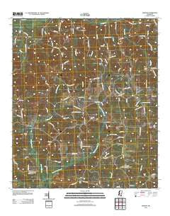 Shivers Mississippi Historical topographic map, 1:24000 scale, 7.5 X 7.5 Minute, Year 2012