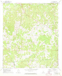Shivers Mississippi Historical topographic map, 1:24000 scale, 7.5 X 7.5 Minute, Year 1971