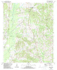 Singleton Mississippi Historical topographic map, 1:24000 scale, 7.5 X 7.5 Minute, Year 1989