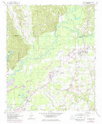 Smithville Mississippi Historical topographic map, 1:24000 scale, 7.5 X 7.5 Minute, Year 1966
