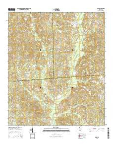 Soso Mississippi Current topographic map, 1:24000 scale, 7.5 X 7.5 Minute, Year 2015