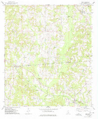 Soso Mississippi Historical topographic map, 1:24000 scale, 7.5 X 7.5 Minute, Year 1974