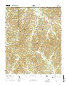 Splinter Mississippi Current topographic map, 1:24000 scale, 7.5 X 7.5 Minute, Year 2015