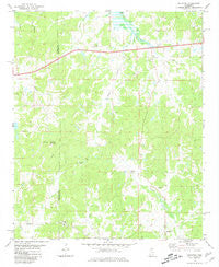 Splinter Mississippi Historical topographic map, 1:24000 scale, 7.5 X 7.5 Minute, Year 1980