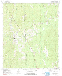 State Line Mississippi Historical topographic map, 1:24000 scale, 7.5 X 7.5 Minute, Year 1974