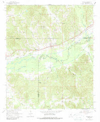 Stewart Mississippi Historical topographic map, 1:24000 scale, 7.5 X 7.5 Minute, Year 1966