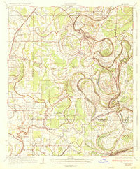 Sumner Mississippi Historical topographic map, 1:62500 scale, 15 X 15 Minute, Year 1935