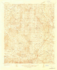 Terry Mississippi Historical topographic map, 1:48000 scale, 15 X 15 Minute, Year 1937