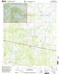 Thaxton Mississippi Historical topographic map, 1:24000 scale, 7.5 X 7.5 Minute, Year 2000