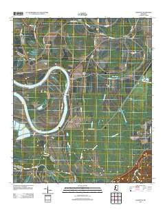 Thornton Mississippi Historical topographic map, 1:24000 scale, 7.5 X 7.5 Minute, Year 2012
