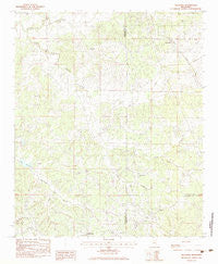Tillatoba Mississippi Historical topographic map, 1:24000 scale, 7.5 X 7.5 Minute, Year 1983
