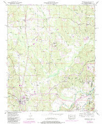 Tishomingo Mississippi Historical topographic map, 1:24000 scale, 7.5 X 7.5 Minute, Year 1950