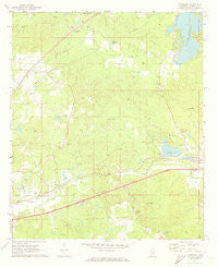 Toomsuba Mississippi Historical topographic map, 1:24000 scale, 7.5 X 7.5 Minute, Year 1971