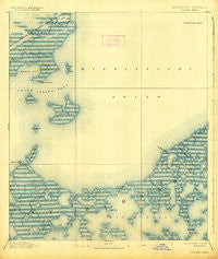 Toulme Mississippi Historical topographic map, 1:62500 scale, 15 X 15 Minute, Year 1893