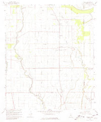 Tribbett Mississippi Historical topographic map, 1:24000 scale, 7.5 X 7.5 Minute, Year 1967