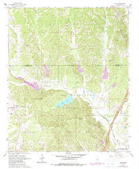 Troy Mississippi Historical topographic map, 1:24000 scale, 7.5 X 7.5 Minute, Year 1966