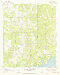 Tyro Mississippi Historical topographic map, 1:24000 scale, 7.5 X 7.5 Minute, Year 1971