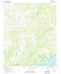 Tyro Mississippi Historical topographic map, 1:24000 scale, 7.5 X 7.5 Minute, Year 1971