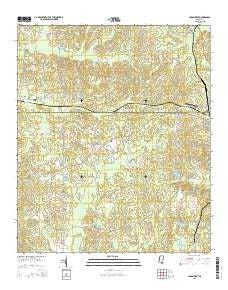 Union West Mississippi Current topographic map, 1:24000 scale, 7.5 X 7.5 Minute, Year 2015