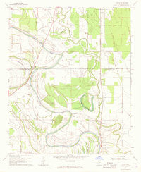 Vance Mississippi Historical topographic map, 1:24000 scale, 7.5 X 7.5 Minute, Year 1967