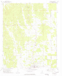 Vardaman Mississippi Historical topographic map, 1:24000 scale, 7.5 X 7.5 Minute, Year 1972