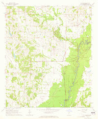 Vaughan Mississippi Historical topographic map, 1:24000 scale, 7.5 X 7.5 Minute, Year 1964