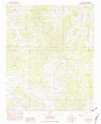 Velma Mississippi Historical topographic map, 1:24000 scale, 7.5 X 7.5 Minute, Year 1983