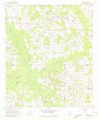 Vernon Mississippi Historical topographic map, 1:24000 scale, 7.5 X 7.5 Minute, Year 1962