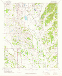 Verona Mississippi Historical topographic map, 1:24000 scale, 7.5 X 7.5 Minute, Year 1966