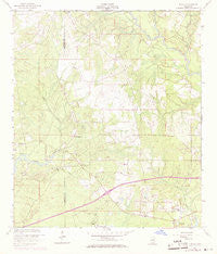 Vidalia Mississippi Historical topographic map, 1:24000 scale, 7.5 X 7.5 Minute, Year 1956