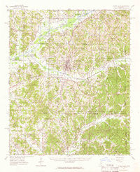 Water Valley Mississippi Historical topographic map, 1:62500 scale, 15 X 15 Minute, Year 1954