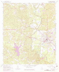 Waynesboro Mississippi Historical topographic map, 1:24000 scale, 7.5 X 7.5 Minute, Year 1964