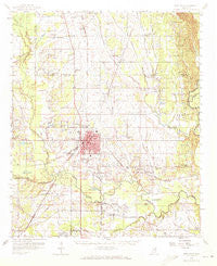 West Point Mississippi Historical topographic map, 1:62500 scale, 15 X 15 Minute, Year 1959