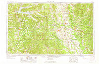 West Point Mississippi Historical topographic map, 1:250000 scale, 1 X 2 Degree, Year 1963