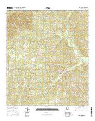 West Lincoln Mississippi Current topographic map, 1:24000 scale, 7.5 X 7.5 Minute, Year 2015