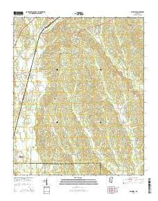 Wheeler Mississippi Current topographic map, 1:24000 scale, 7.5 X 7.5 Minute, Year 2015